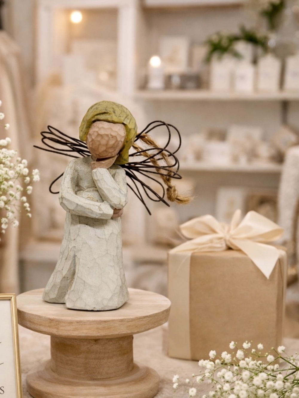 Willow Tree Angel of Patience Hanging Figurine Artist Susan Lordi 2000